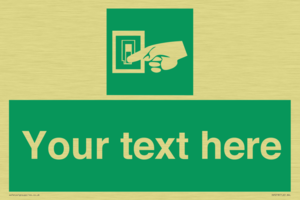 Custom Light Switch Sign